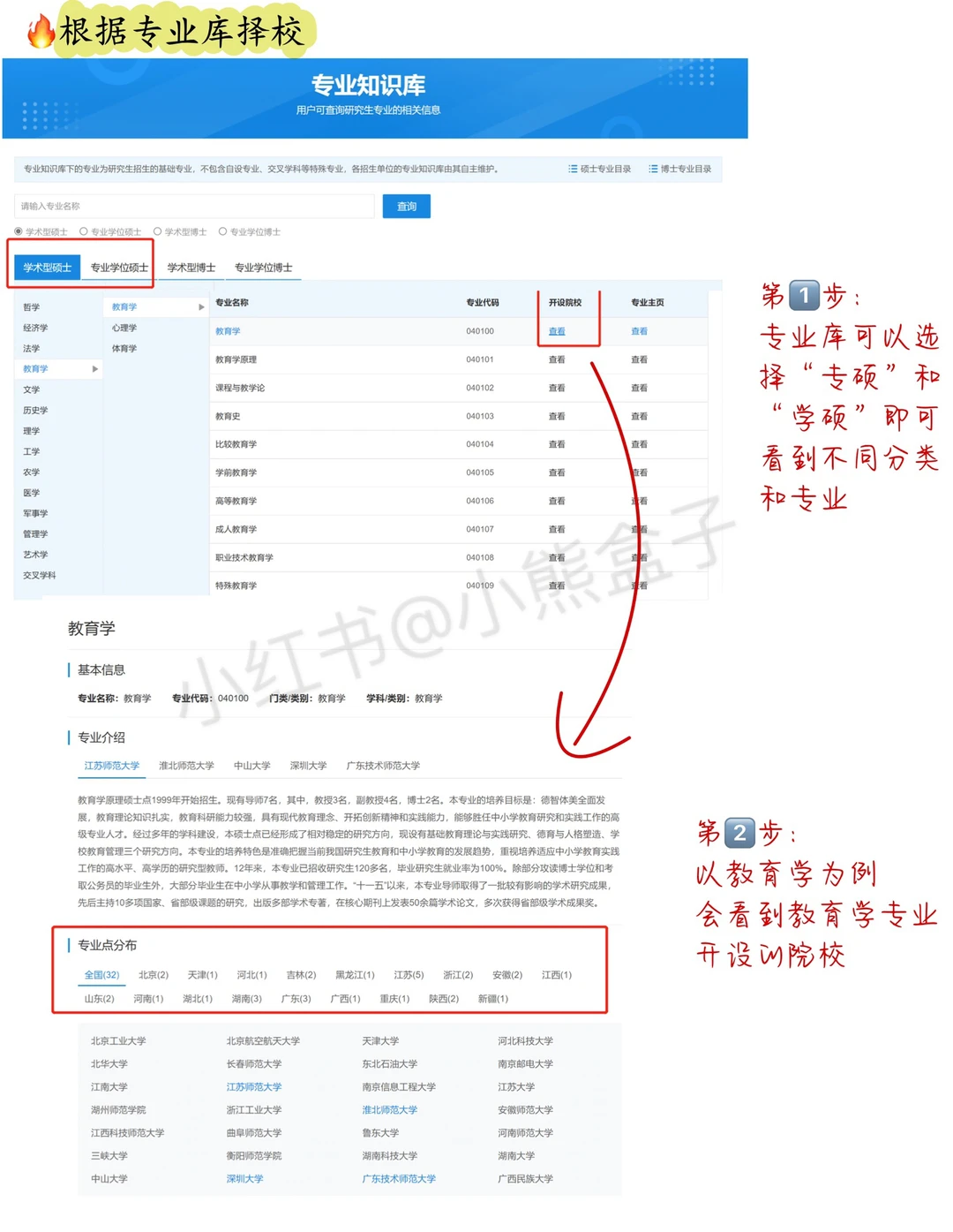 超全⚠️手把手教你用研招网择校选专业❗️