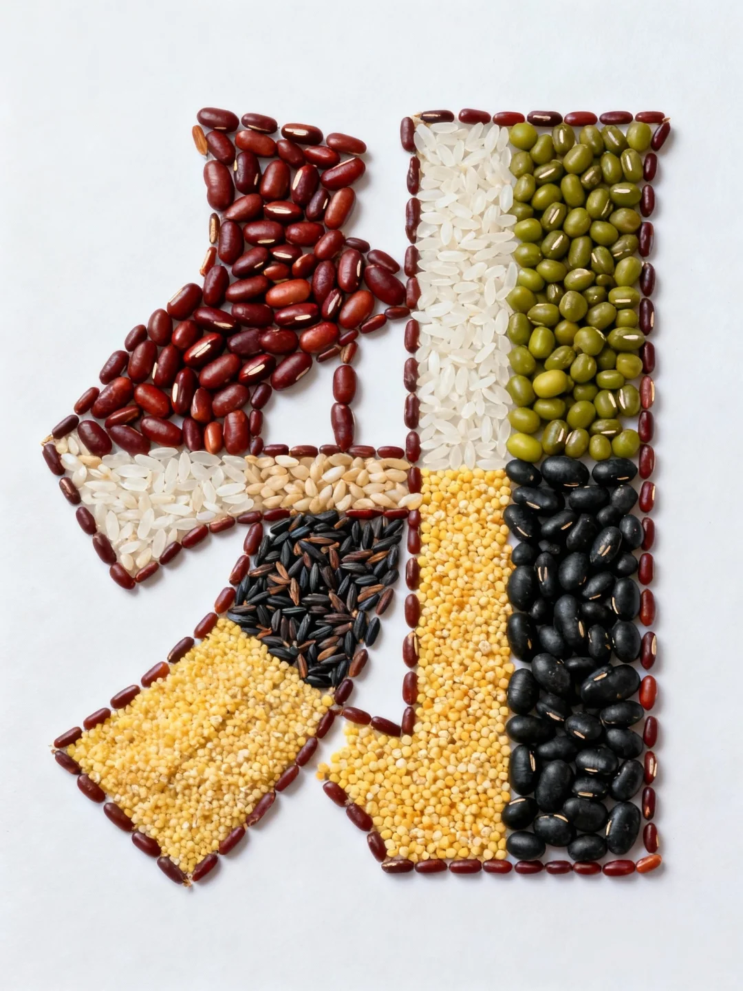 创意五谷贴画——?