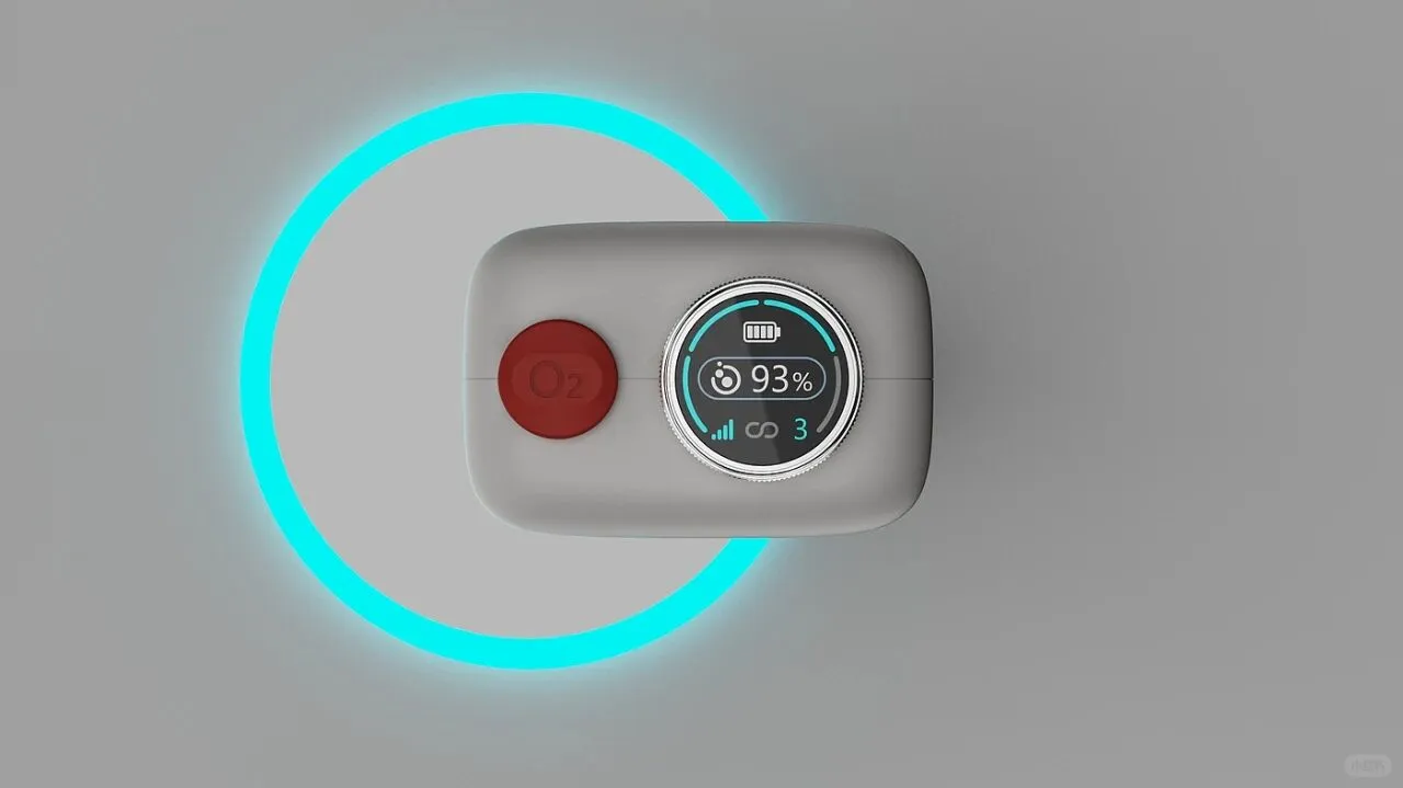 小巧便携水杯便携制氧机 | 设计案例分享