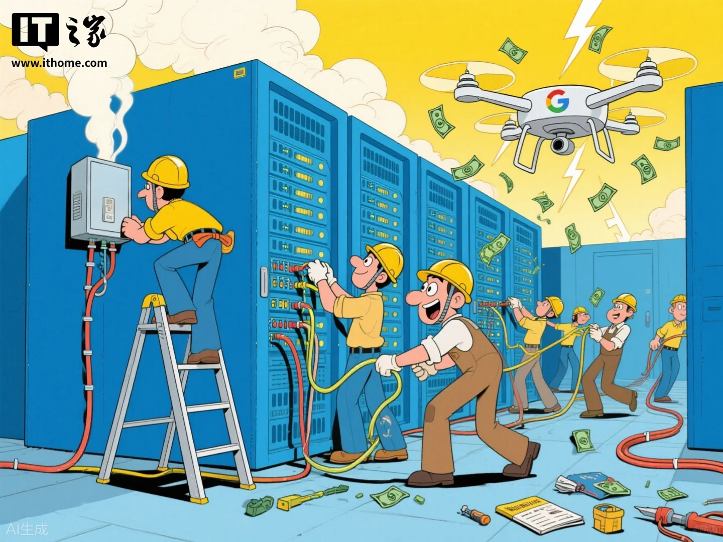 谷歌豪掷1000万美元培养电工⚡️：AI数据中心的“电力保镖”危机