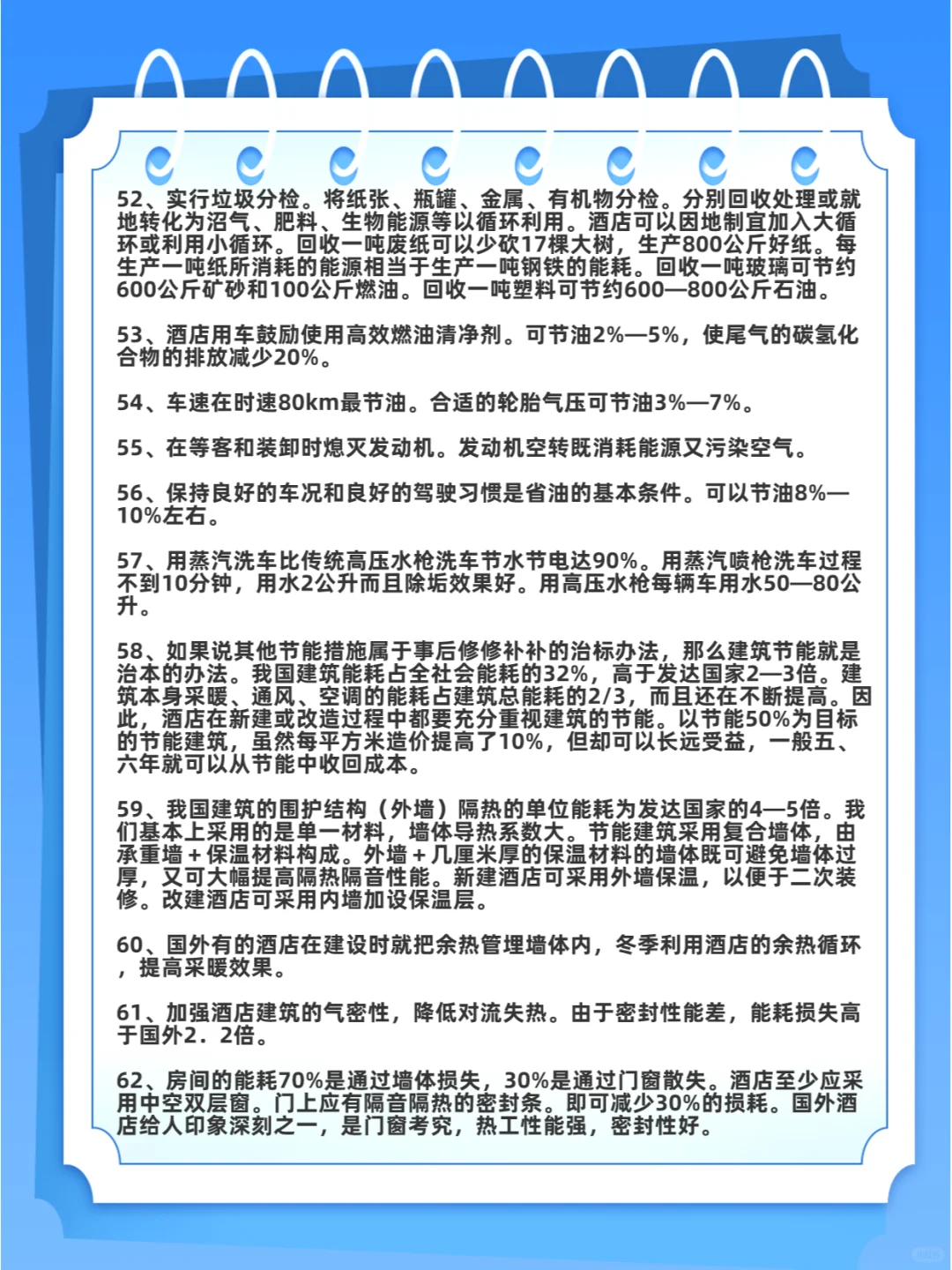 酒店管理：节能降耗100招，你做到了几招？