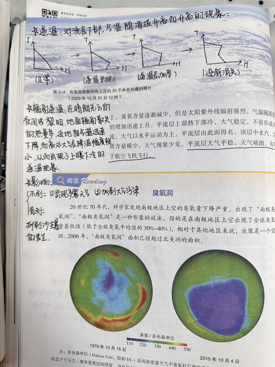 3.1大气的组成和垂直分层（2课时）
