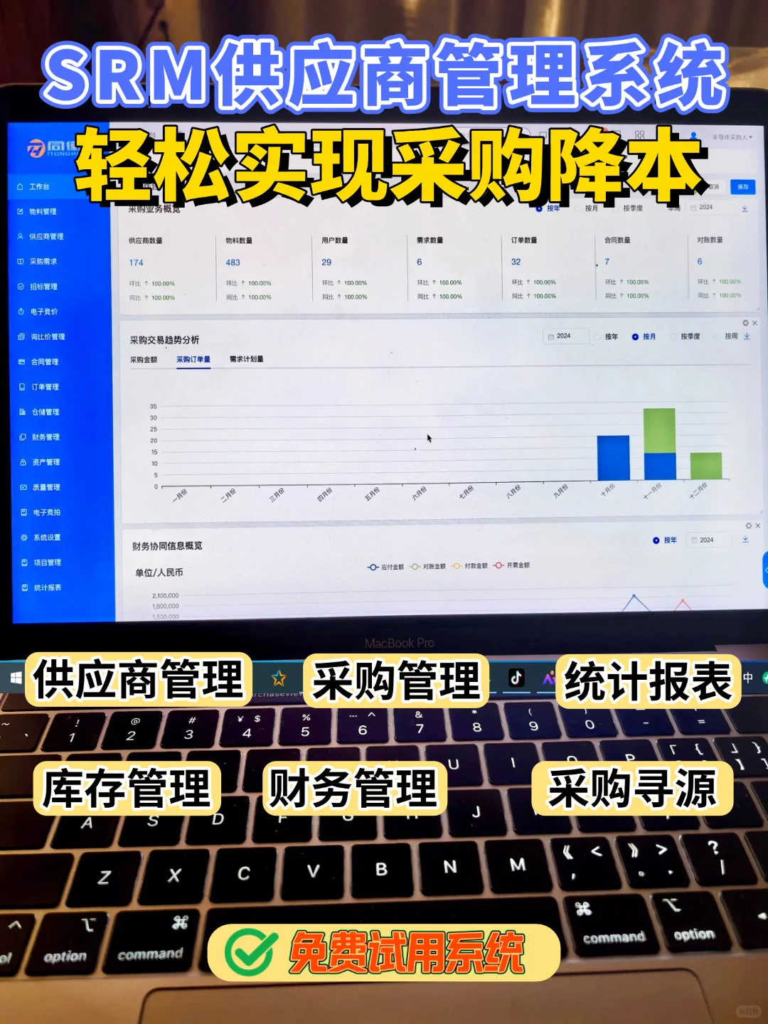 同为采购，为啥有的靠这个SRM系统风生水起❗️