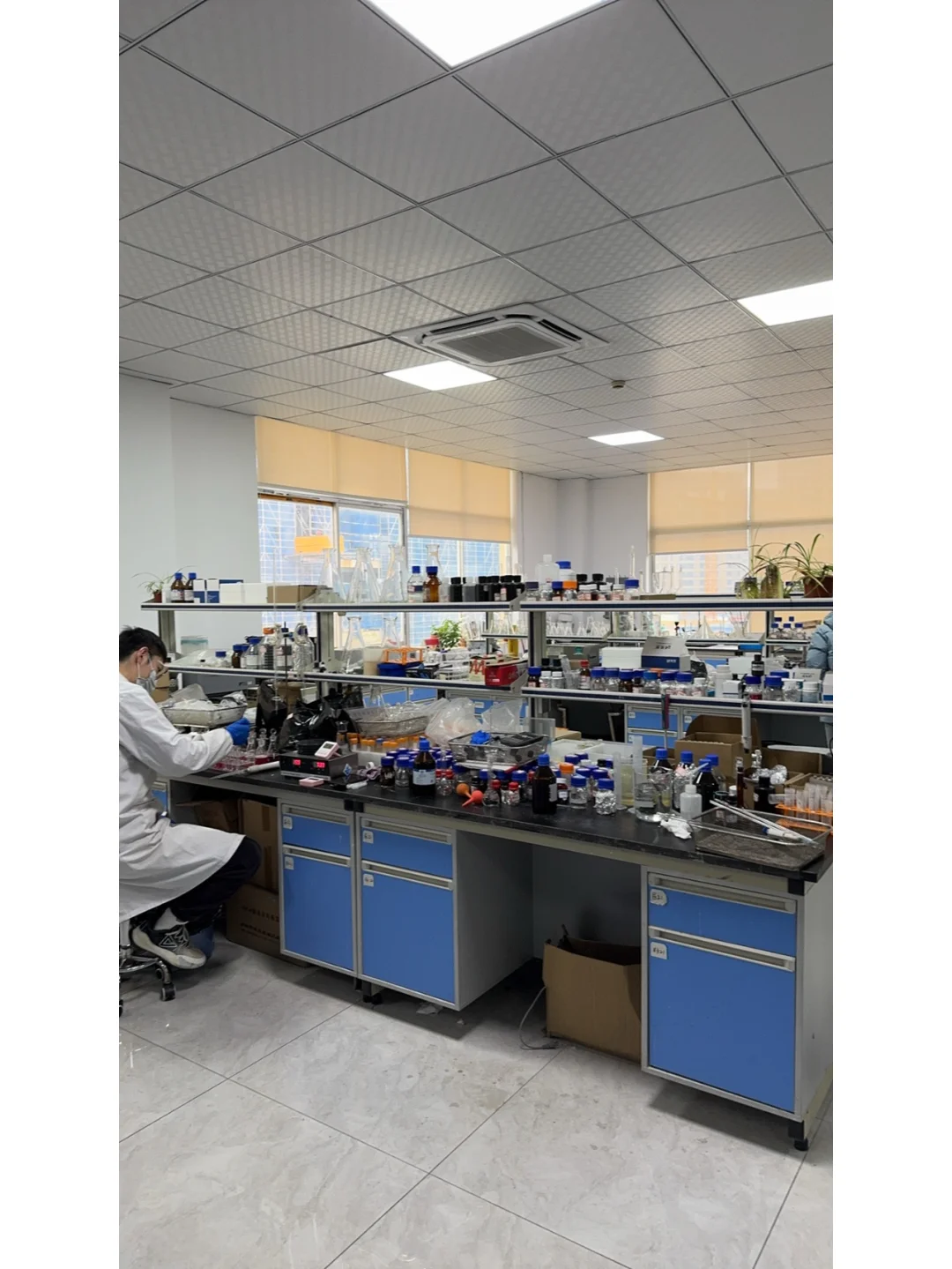 水质检测实验中