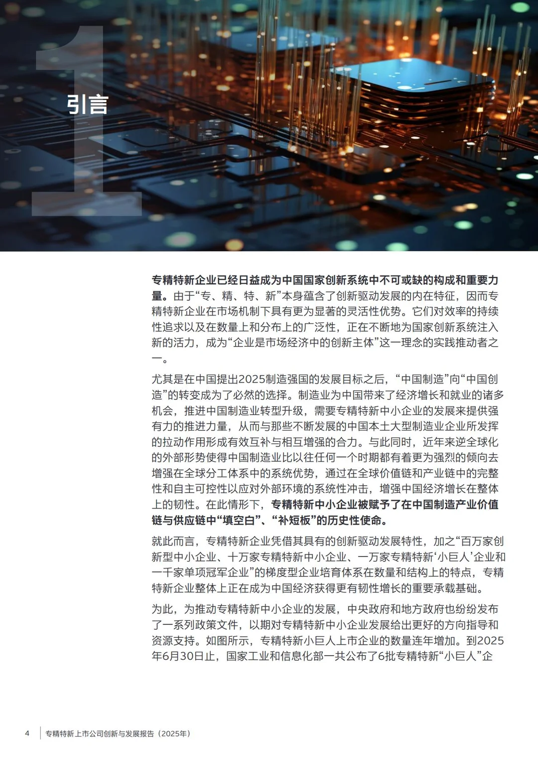 专精特新上市公司创新与发展报告（2025年）