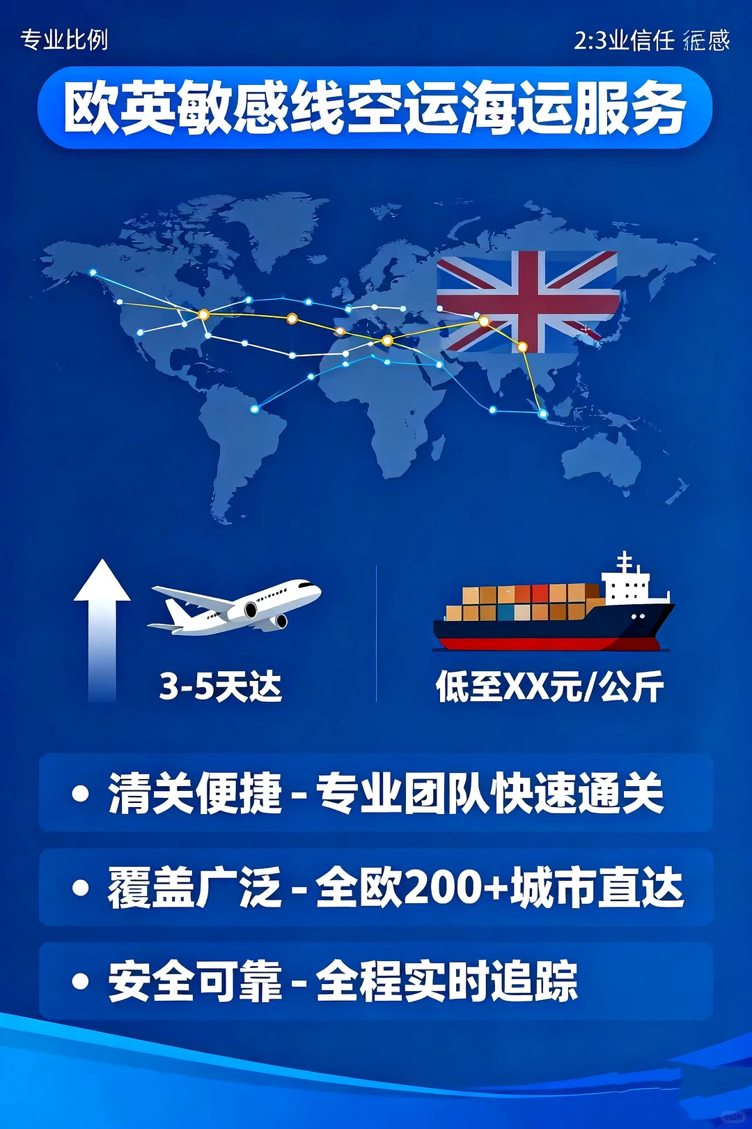 欧英敏感货专线