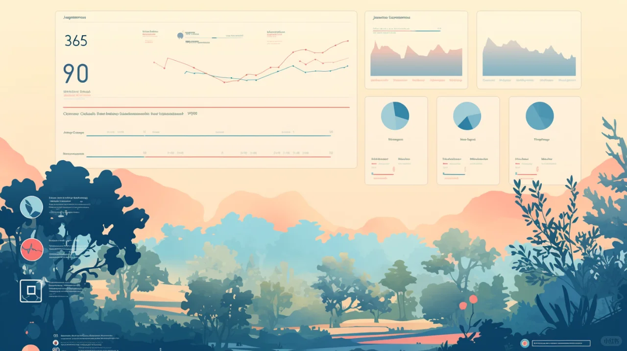 AI绘画丨环境监测界面设计