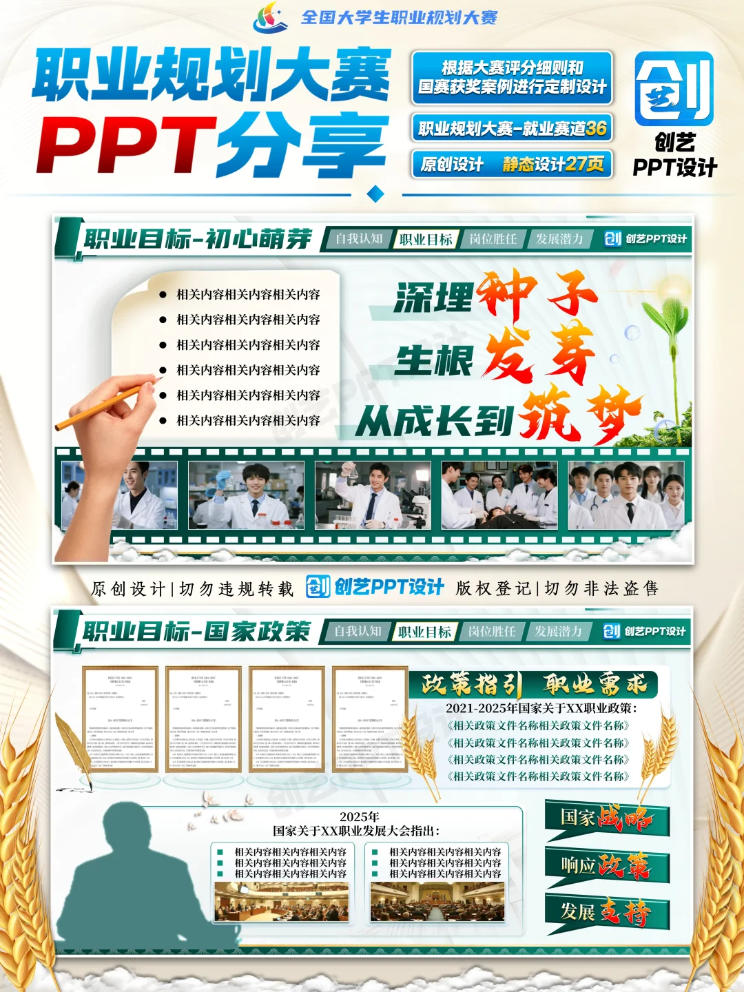 电商主理人职业规划之路ppt?职规赛ppt