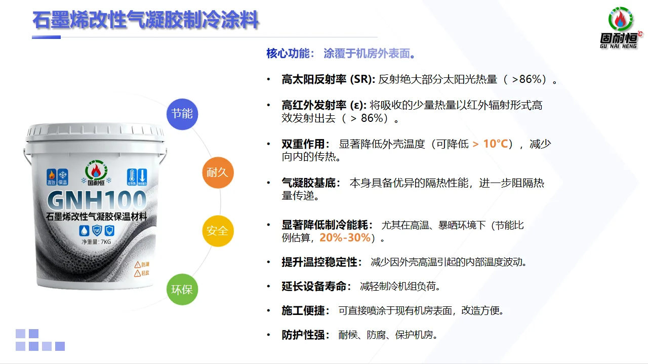 固耐恒石墨烯气凝胶机房机柜的创新应用