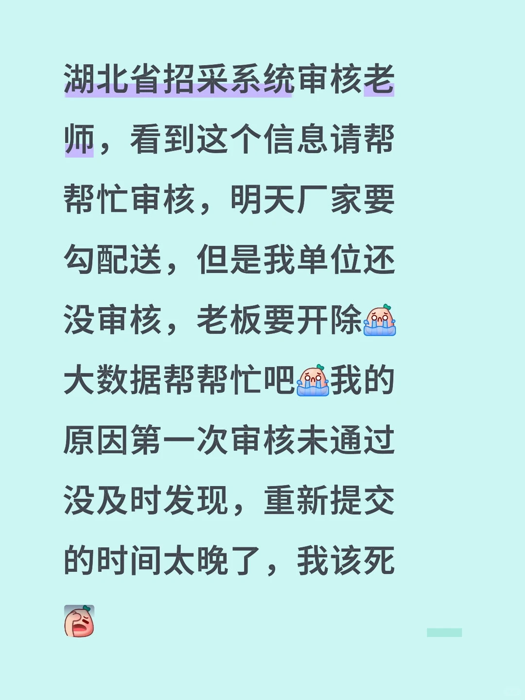 湖北招采系统审核