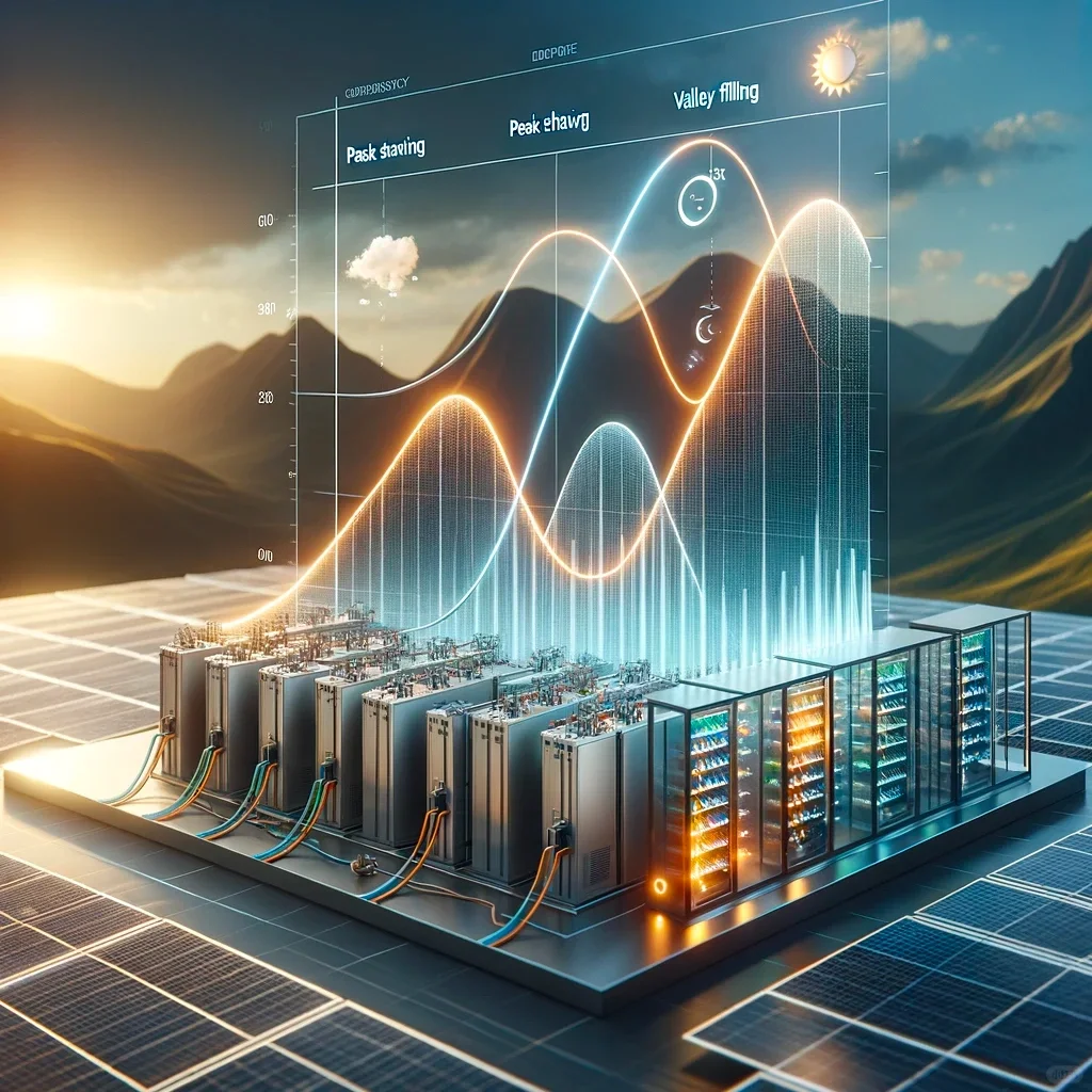 储能削峰填谷效果图