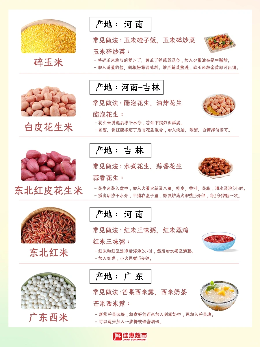 超市五谷杂粮图鉴?美味做法一站解决?