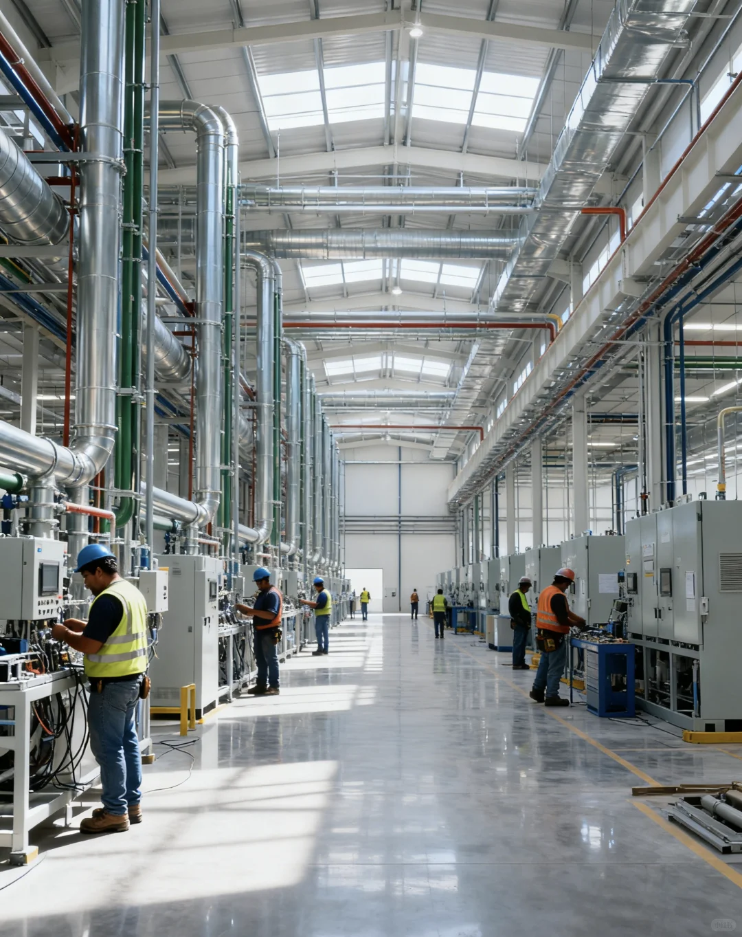 海外建厂参考 墨西哥电子厂机电安装实景