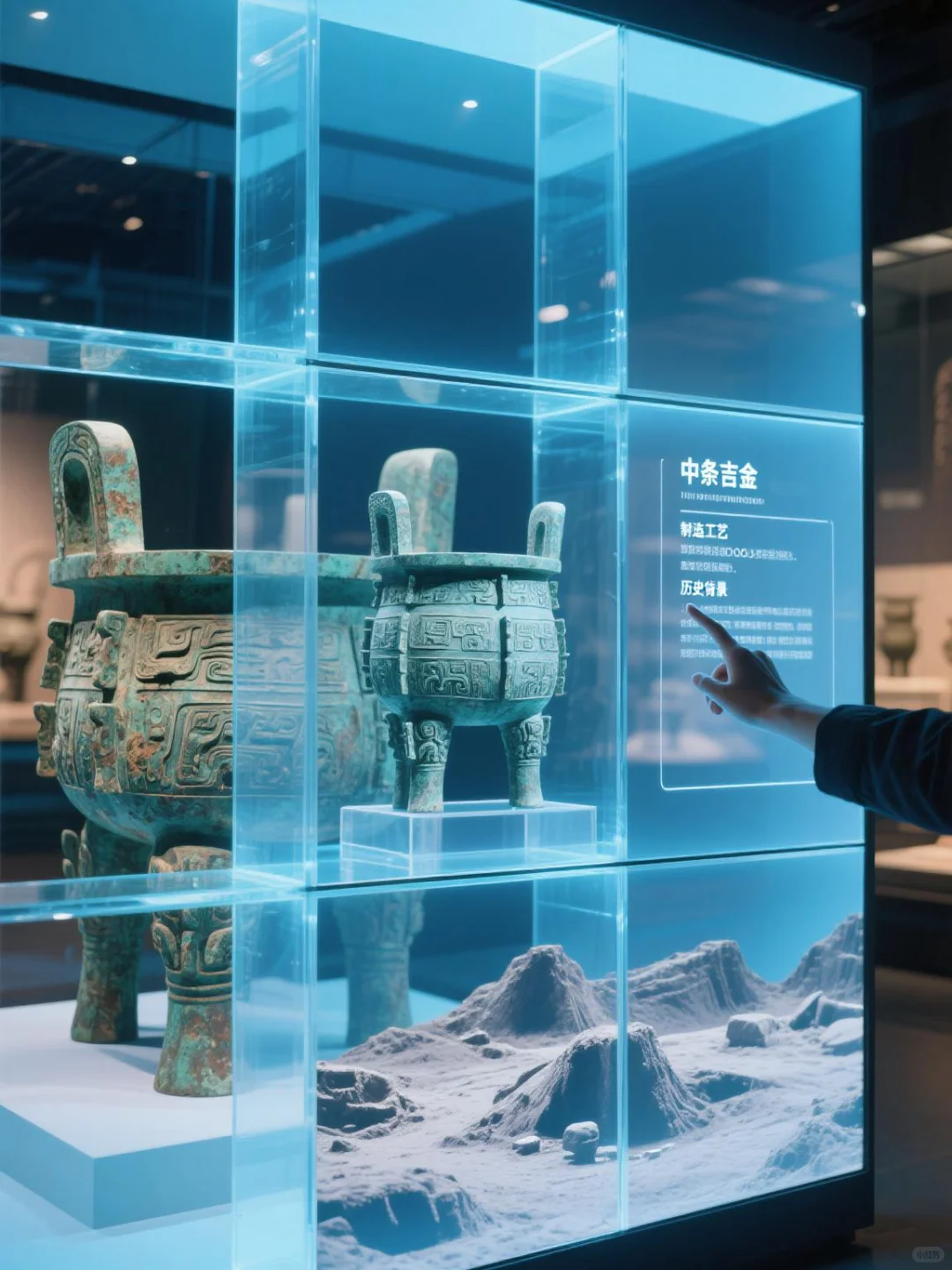 ?博物馆新玩法！液晶显示屏让文物活过来