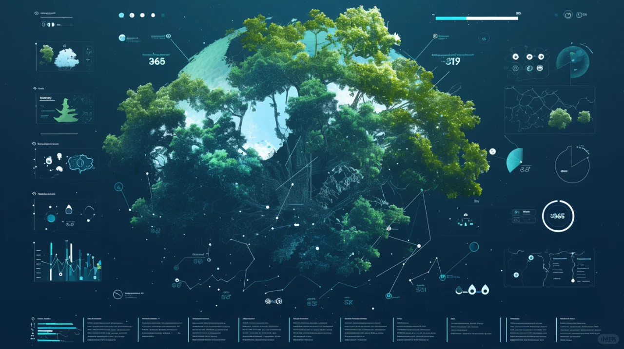 AI绘画丨环境监测界面设计