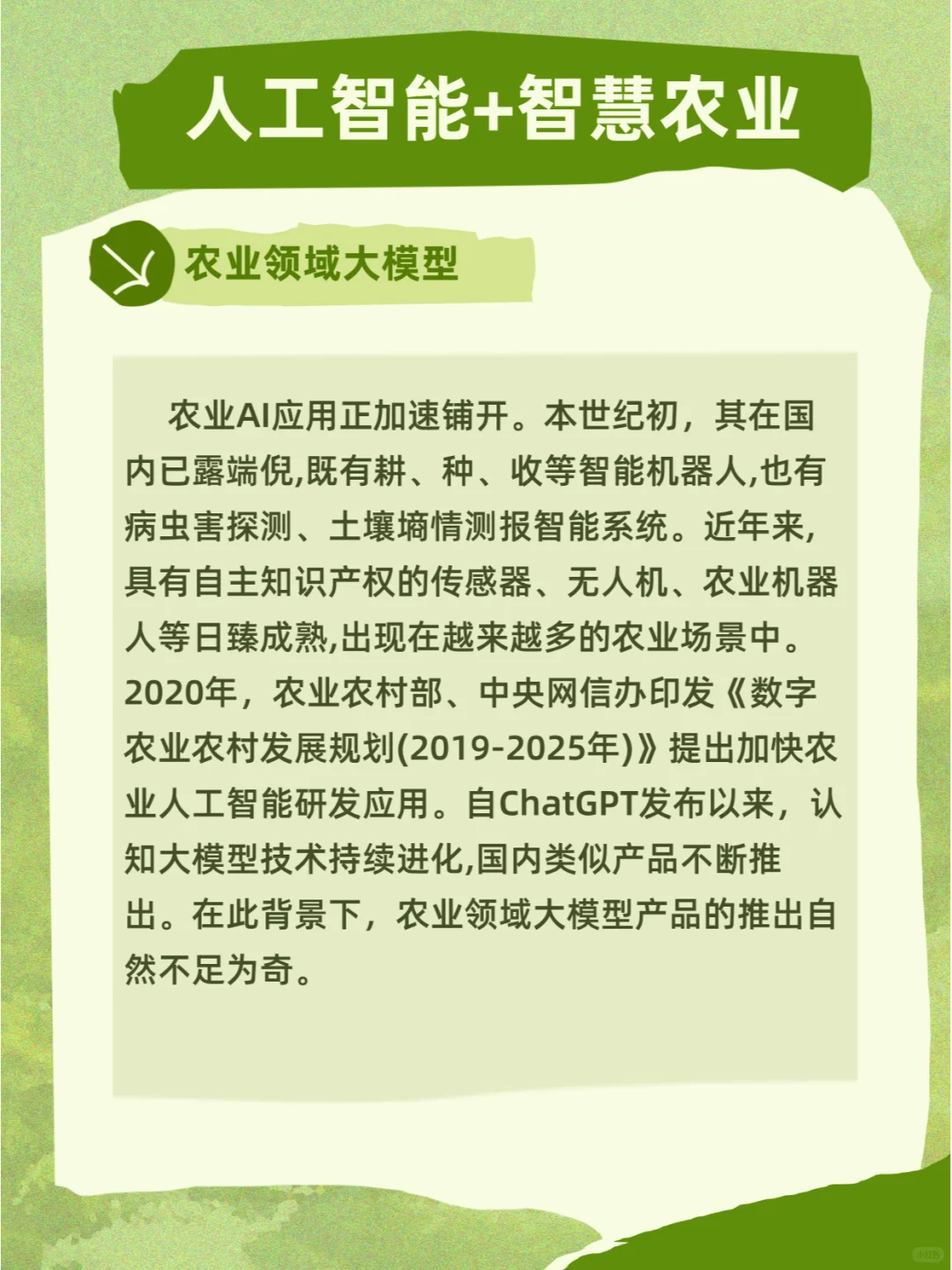 人工智能+智慧农业