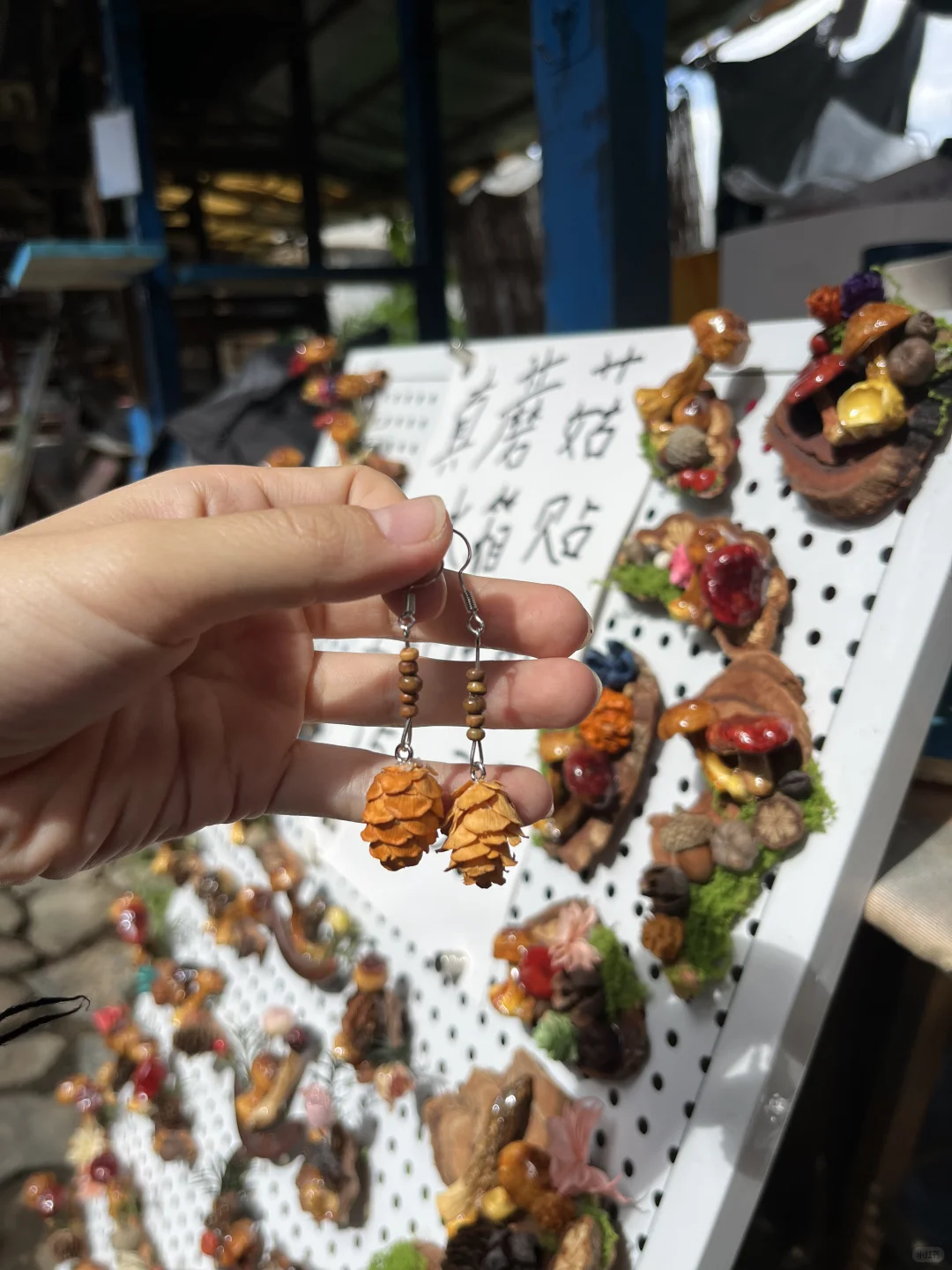 果实耳环简单复杂款式都有