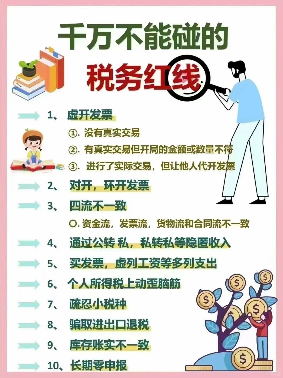千万不能碰的税务红线