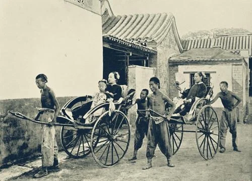 清末出行交通工具之黄包车