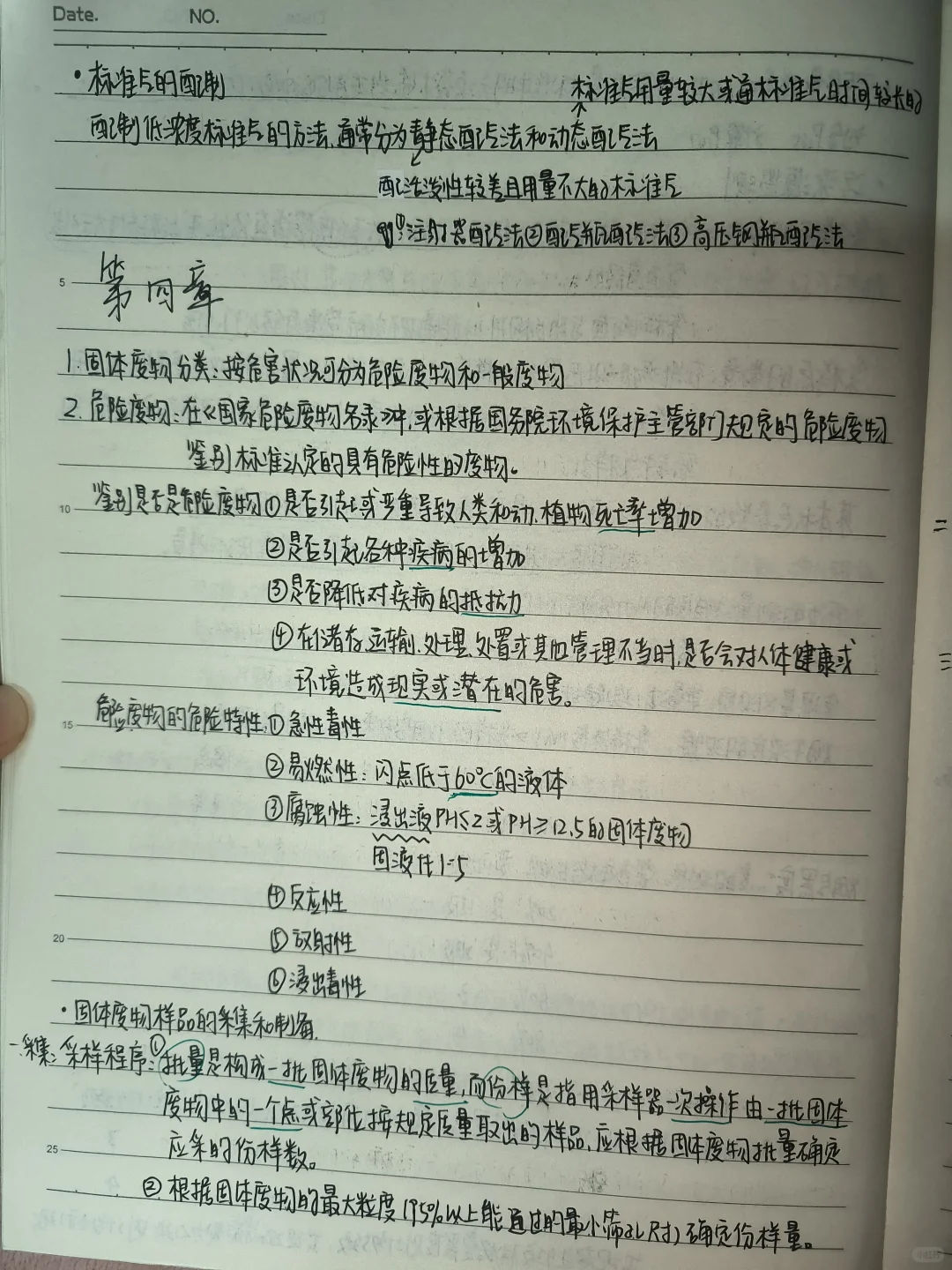 环境监测手写笔记