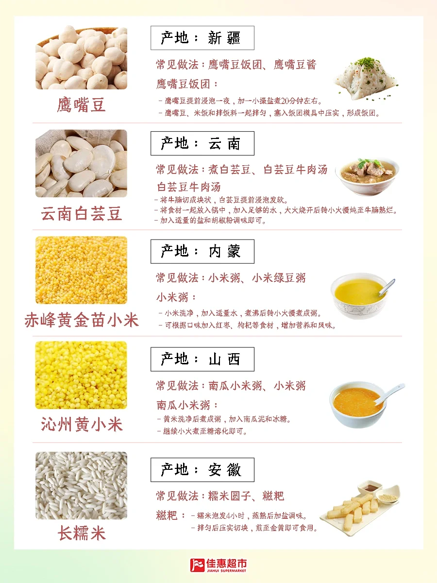 超市五谷杂粮图鉴?美味做法一站解决?