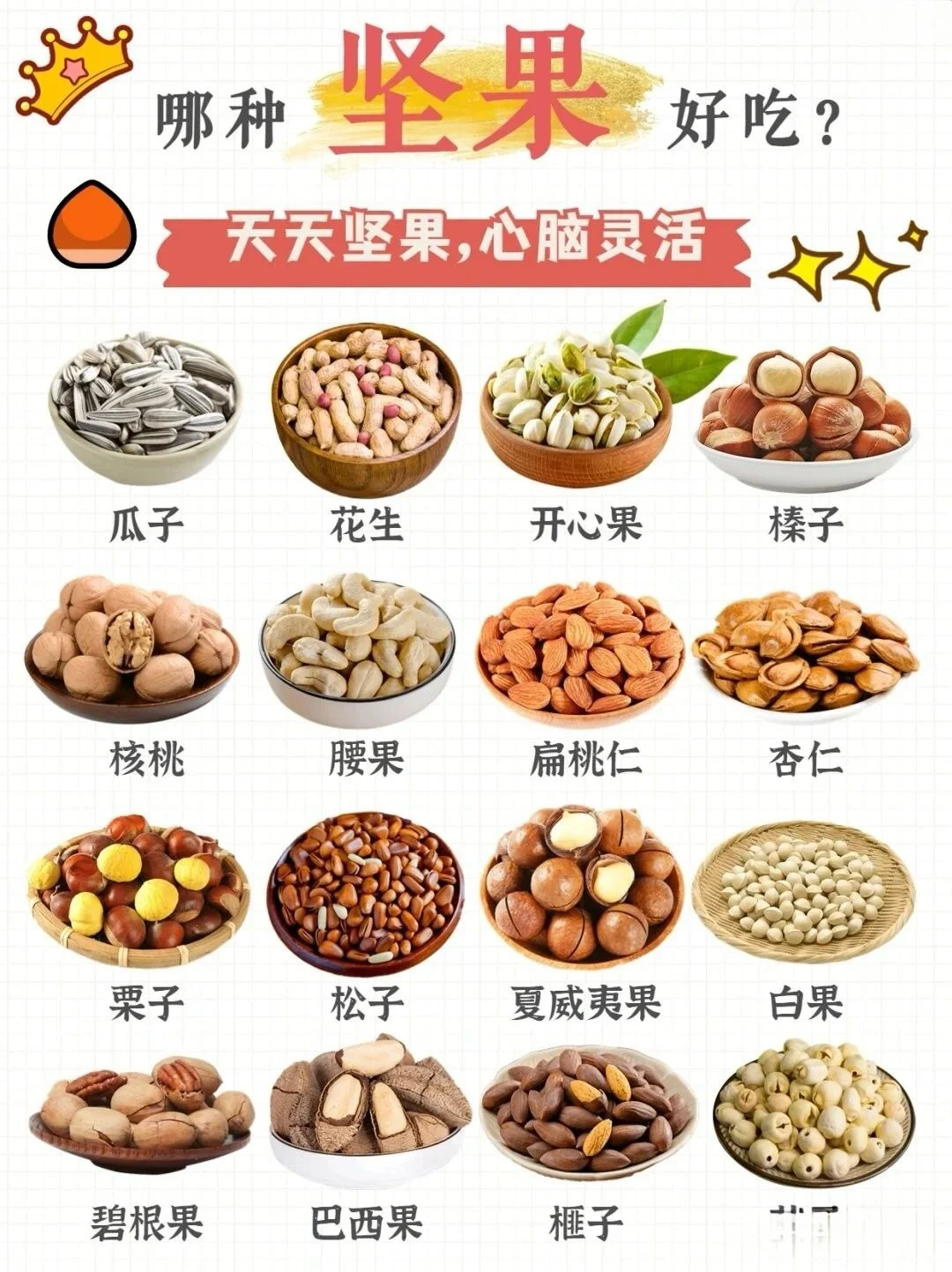哪种坚果最好吃！坚果图鉴