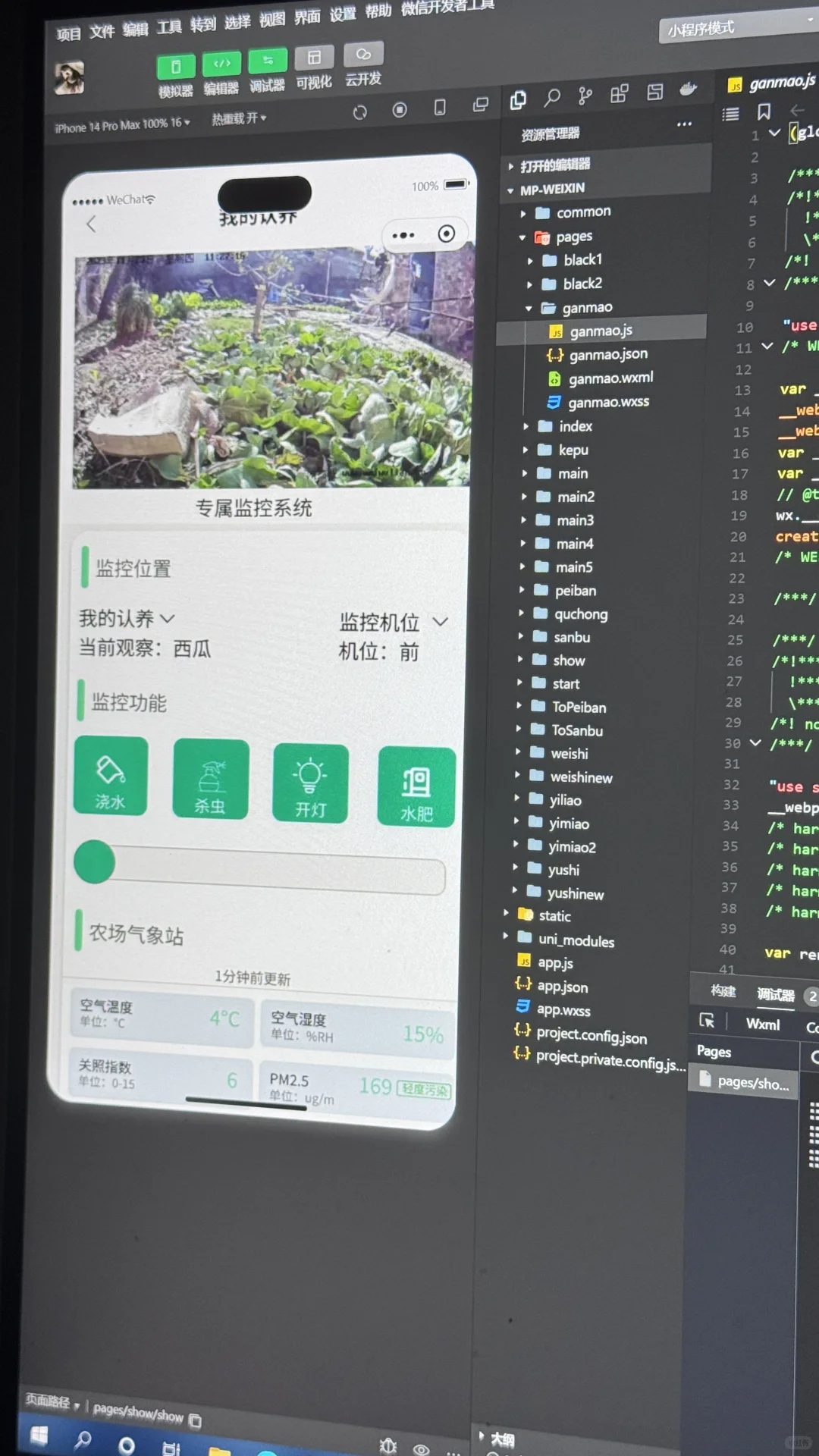 我做了一个智慧助农小程序！！