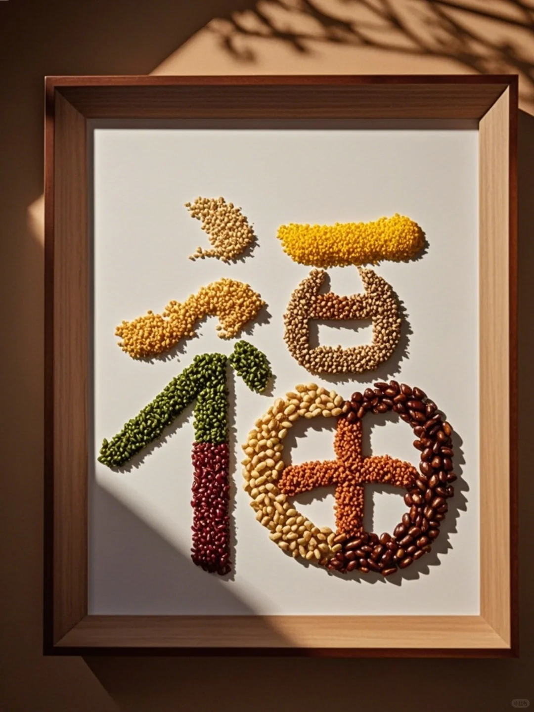 快接！五谷拼就的超灵福气福字