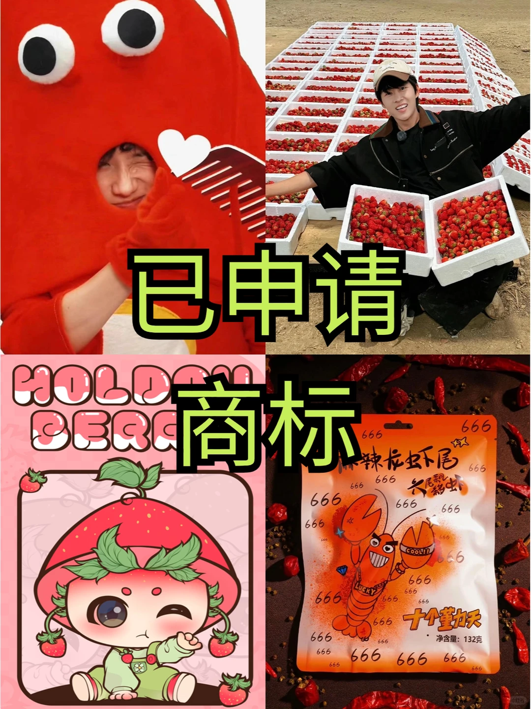 “六尾飘移虾”和“HOLDOUBERRY”是什么？