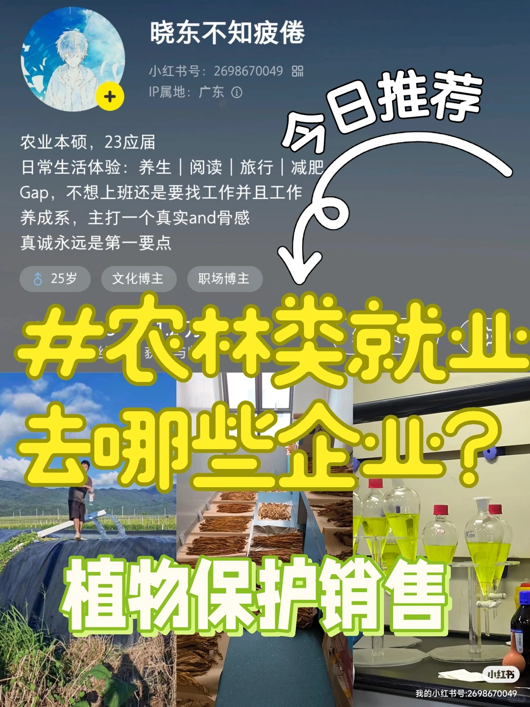 农科生就业去哪些企业？植物保护类销售岗