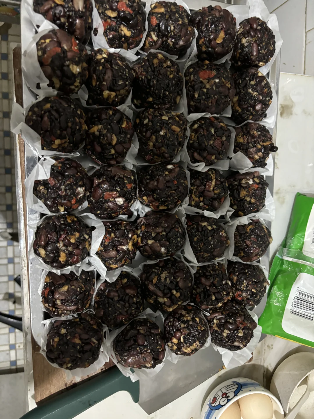 对抗小白草～～杂粮丸子