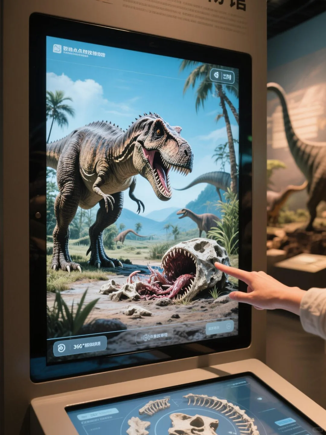 ?博物馆新玩法！液晶显示屏让文物活过来