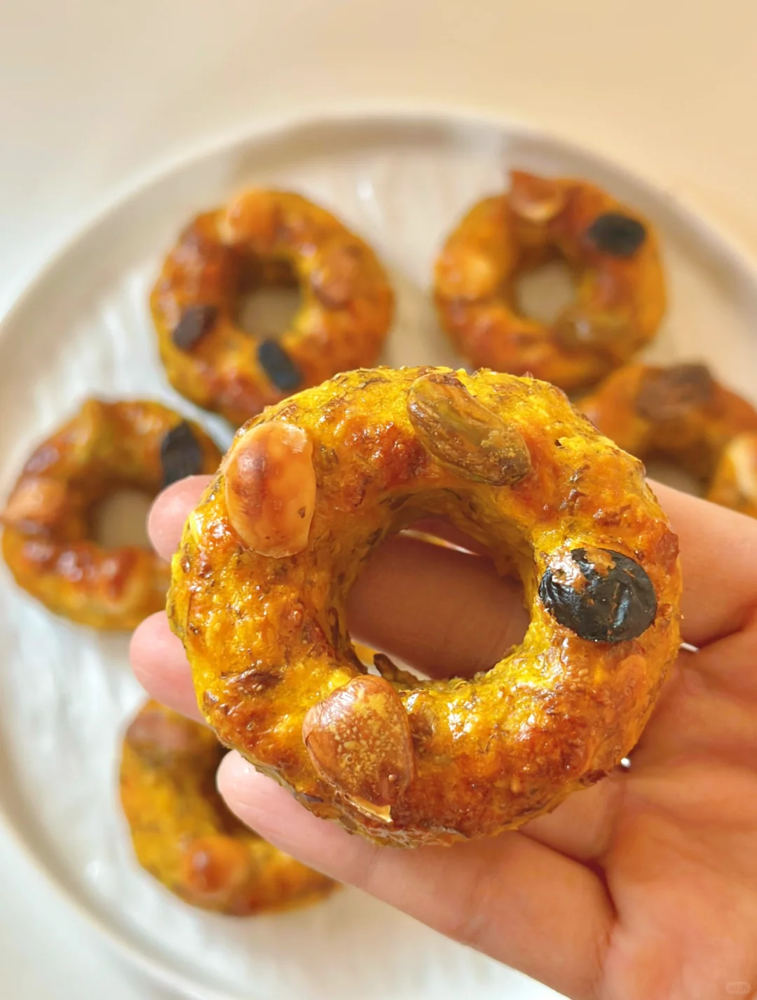 低卡低脂，坚果南瓜麦片圈，好吃又健康