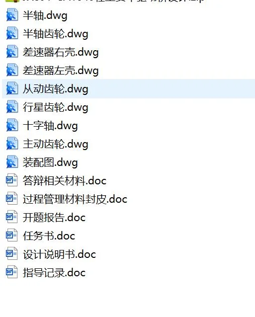 CA1040轻型货车驱动桥设计