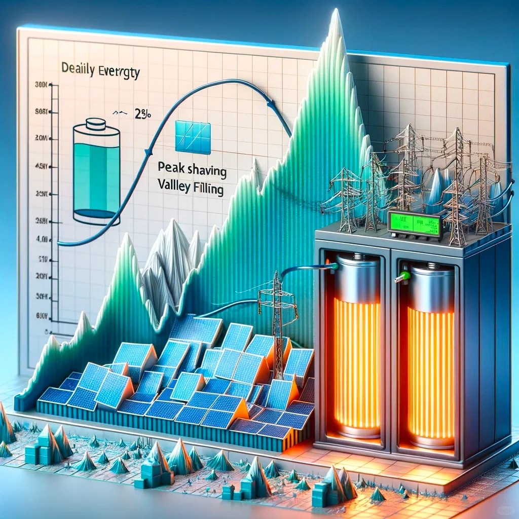 储能削峰填谷效果图