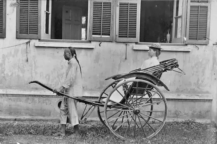 清末出行交通工具之黄包车