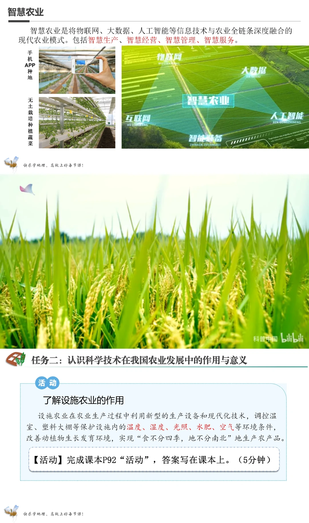 PPT【2025人教八上地理】4.1 农业（课时2）