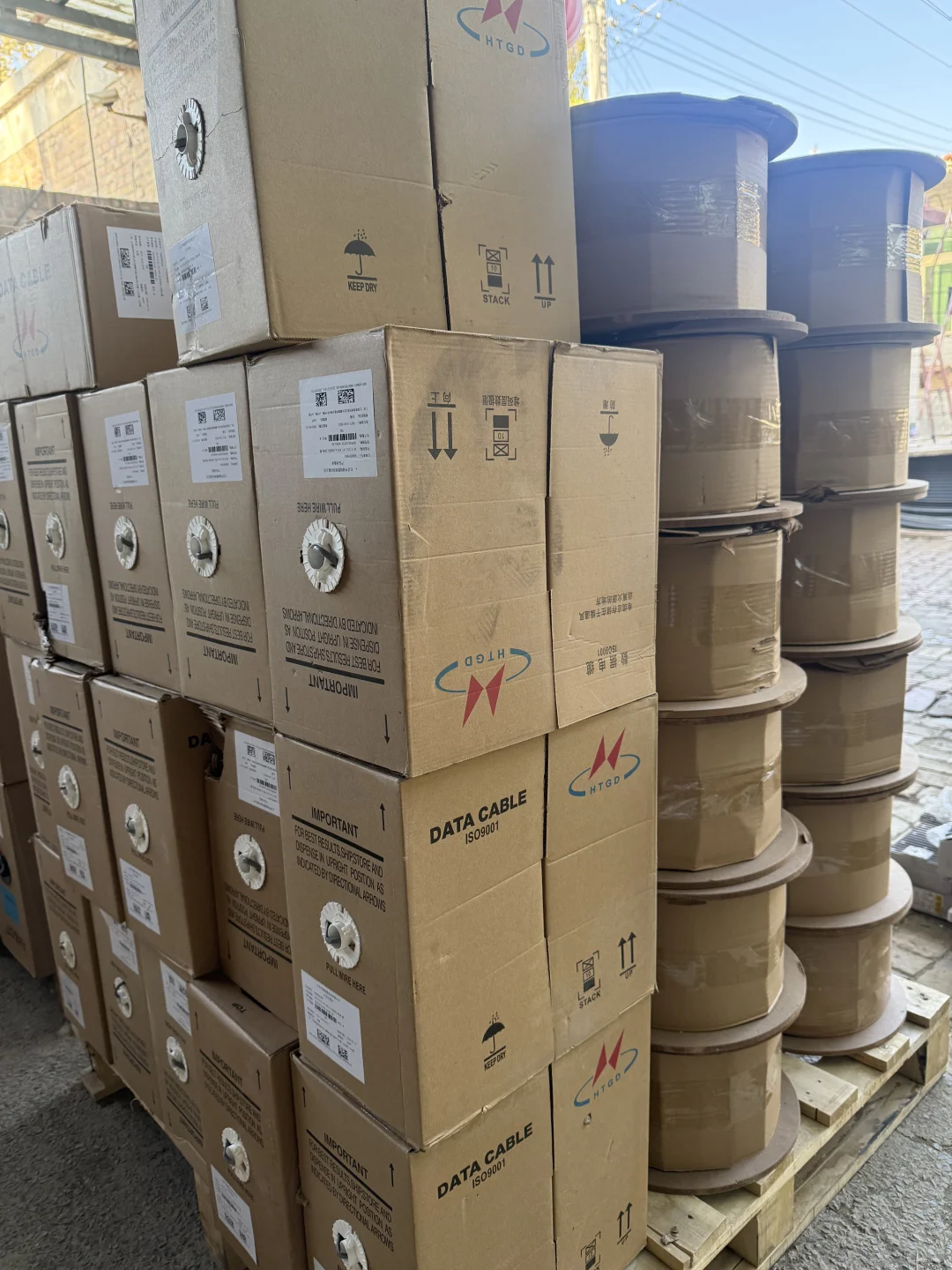 超五类超六类网线处理，全新整箱网线处理