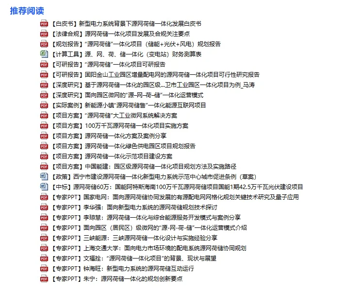 源网荷储、虚拟电厂、微电网与构网型储能！