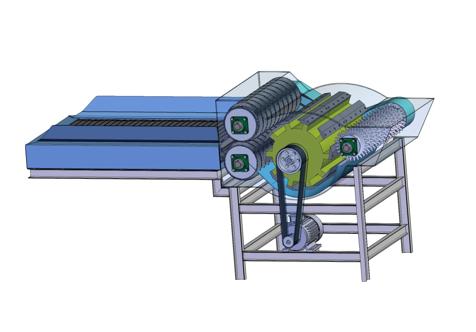 毕设农装赛分享-秸秆粉碎机