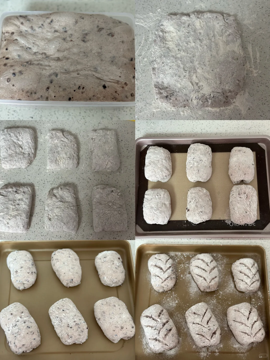 零糖油‼️低卡又养生的杂粮欧包❗️直接法制作