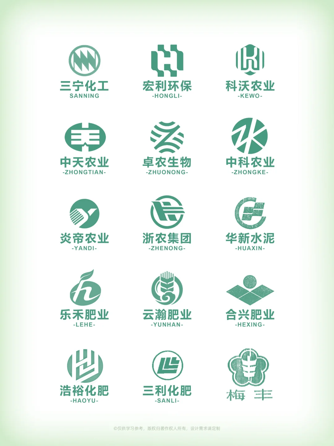 ? 化学原料行业农药化肥企业Logo设计