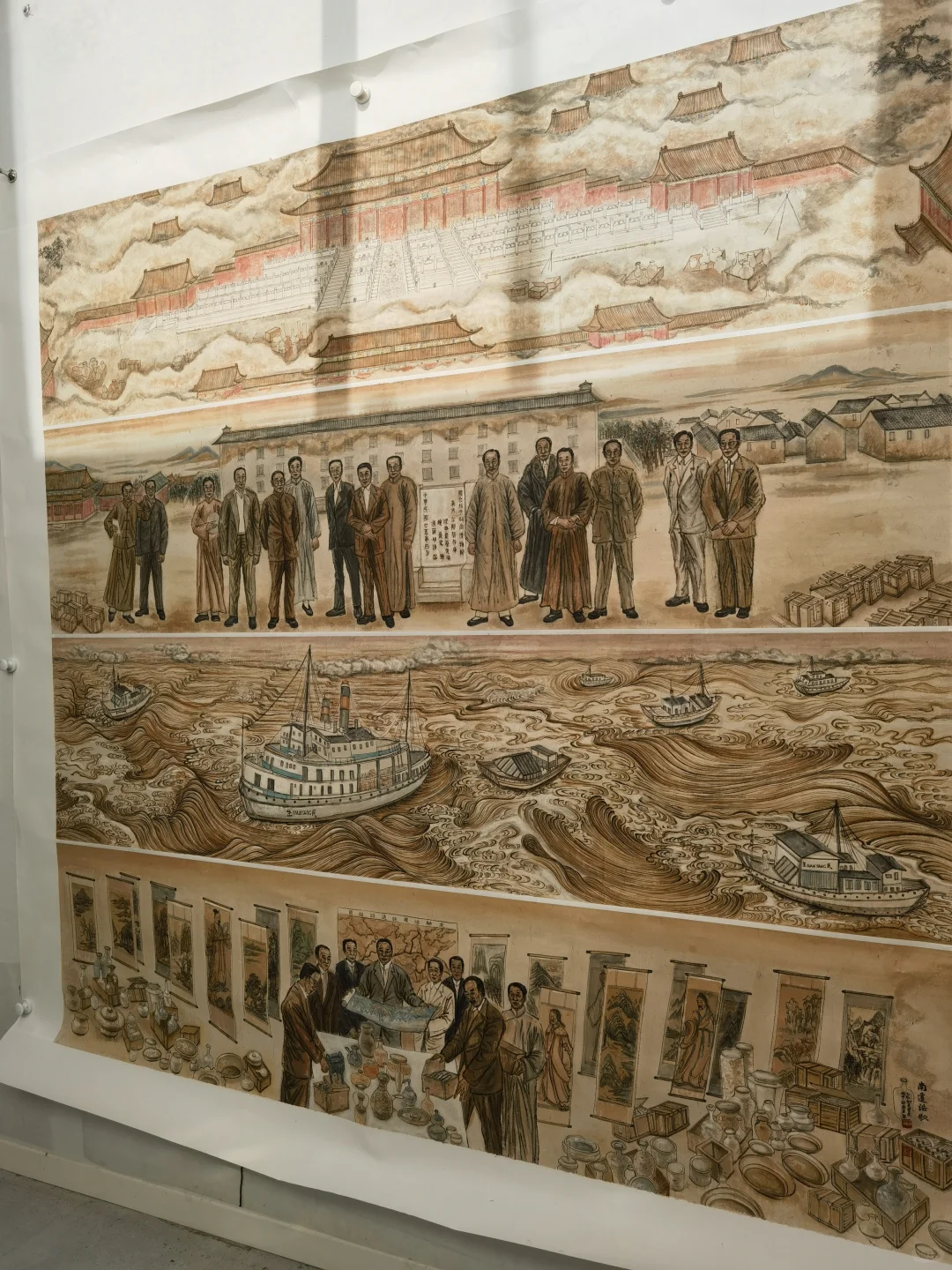 入选央视、人美、国家画院主办的国展（故宫