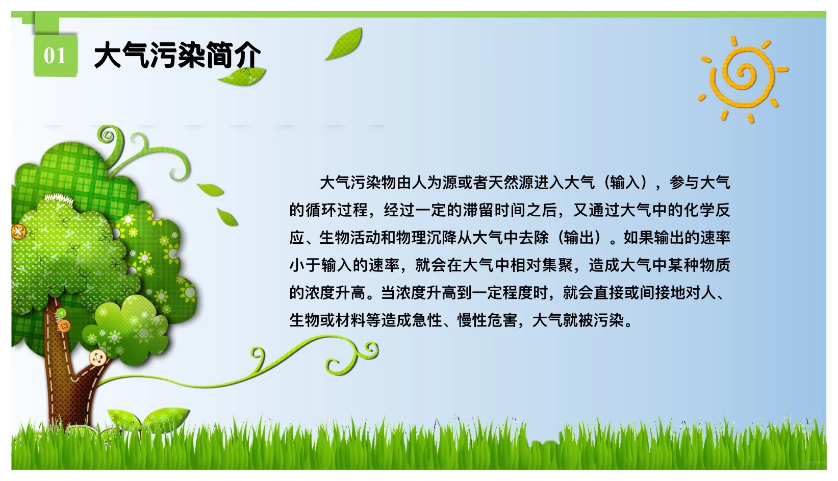 防治大气污染主题家长课堂ppt课件