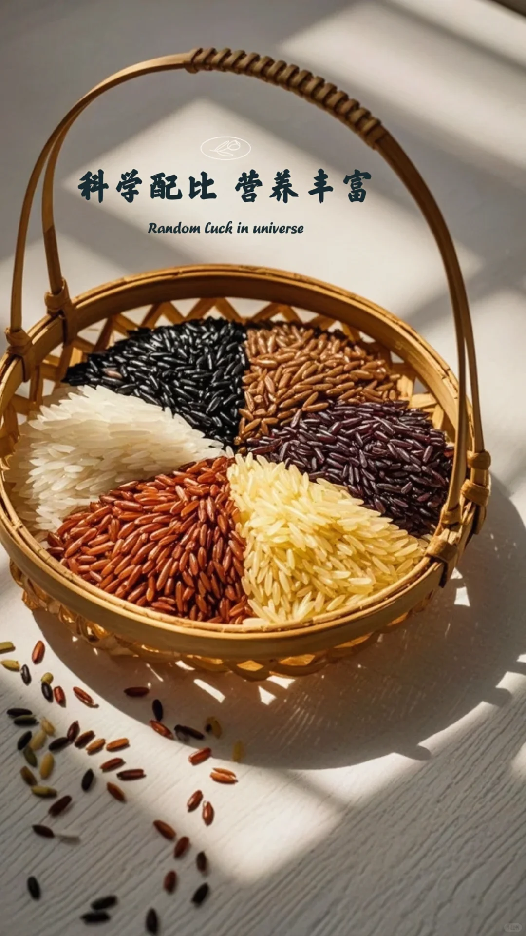 建议把主食换成七色糙米！