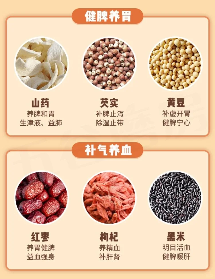 养生粉/粥基础食材大全?|健康早餐攻略