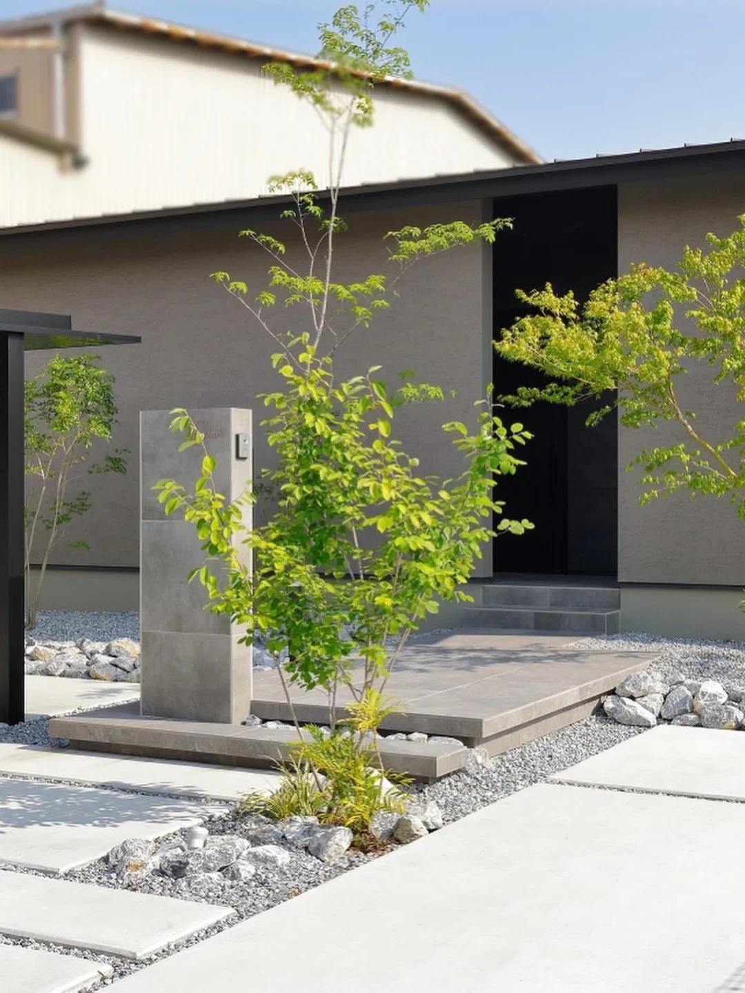 超简约花园绿植造景