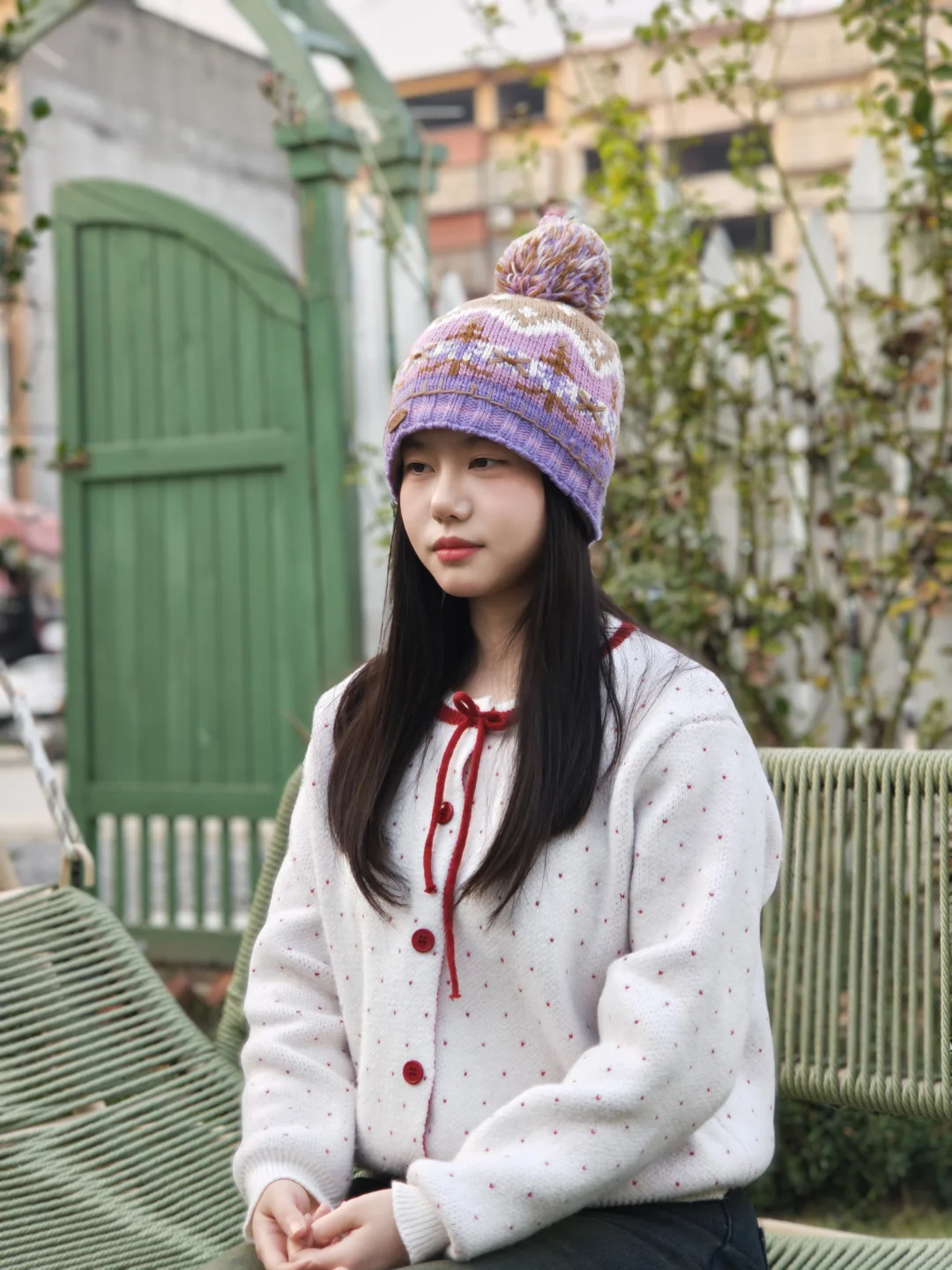 这顶羊毛帽子真的好舒服！好喜欢～