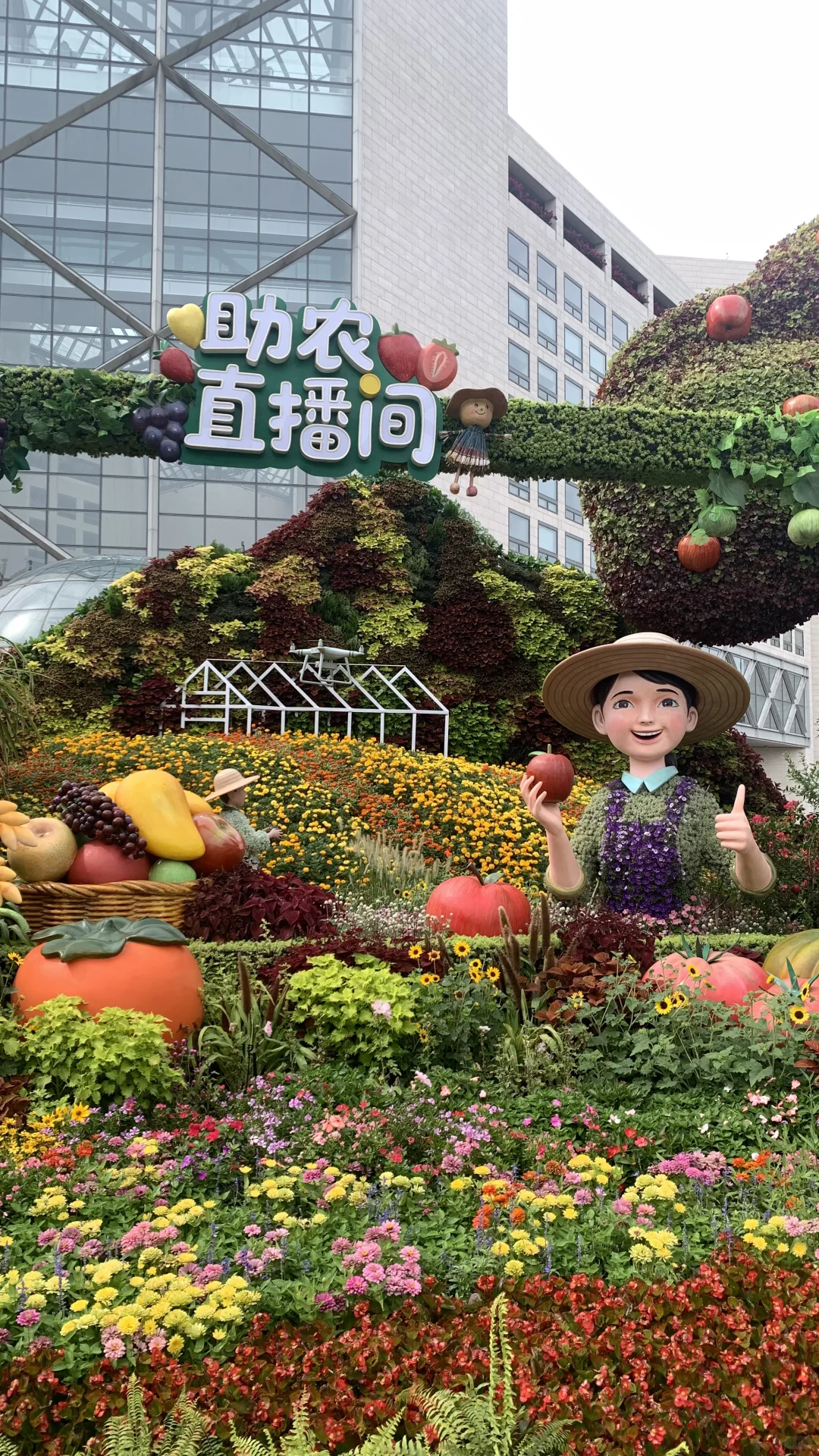 长安街上的助农直播间