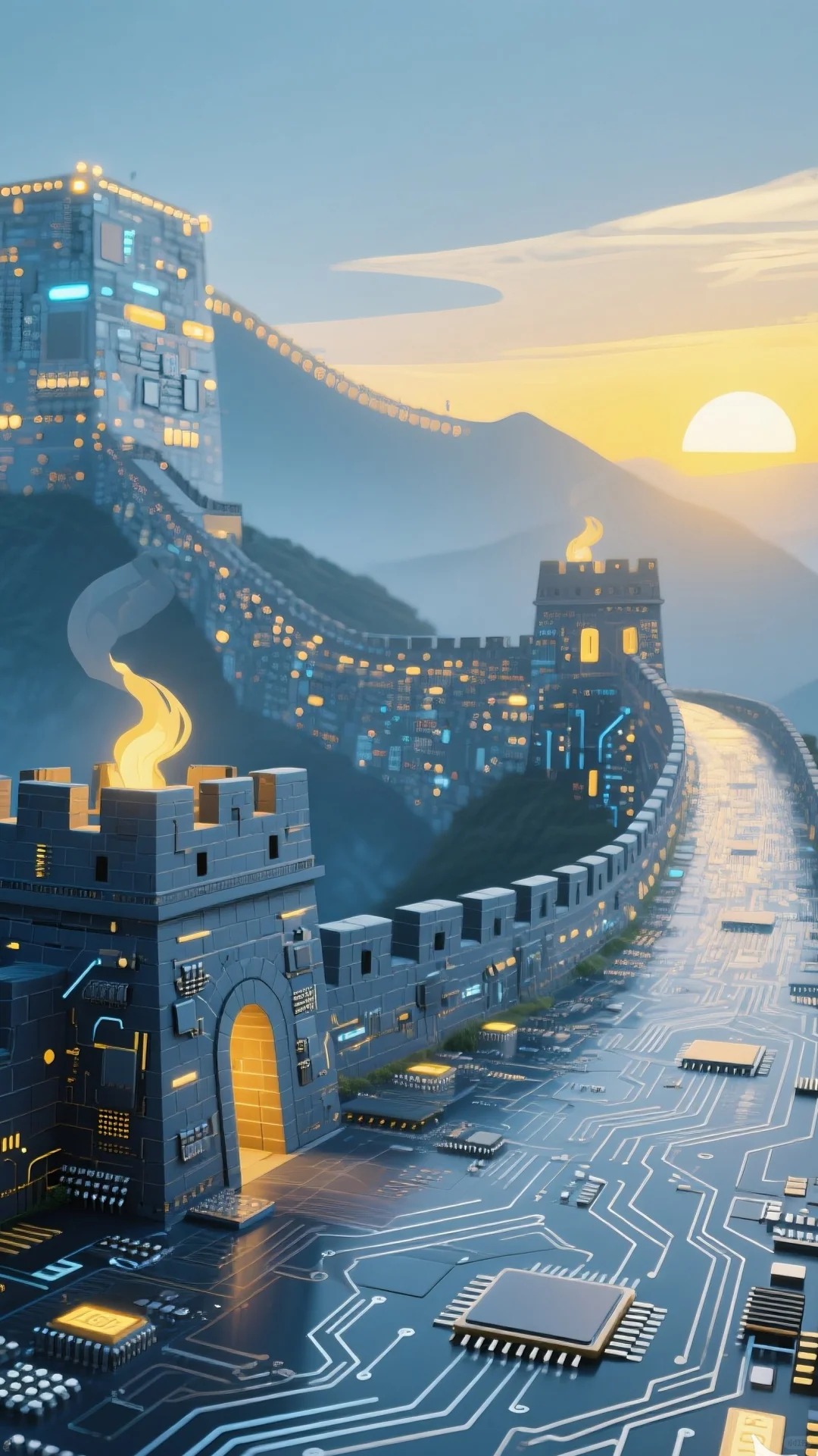 大国重器，数字长城！科技感爆棚！